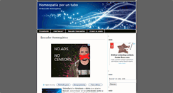Desktop Screenshot of homeopatiaporuntubo.com