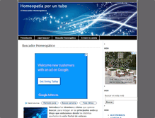 Tablet Screenshot of homeopatiaporuntubo.com